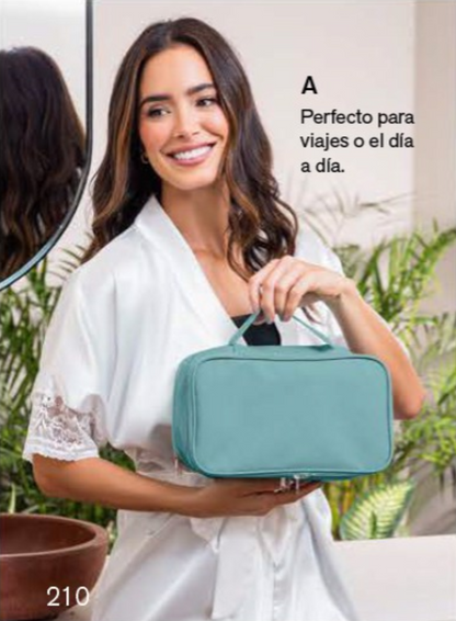562 🎒  Organizador Multiusos con 3 Compartimientos ✨ Verde Azul - Ref D46060 L30734