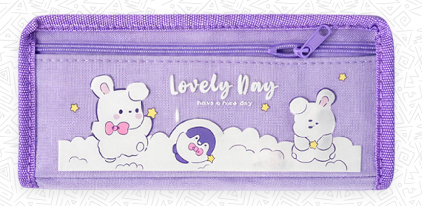 13101-8 ✨ Cartuchera Grafitos Doble Niña Kawaii – Orden con ternura todos los días ✨