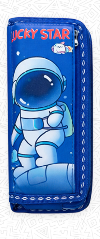 13101-7 🚀✨ CARTUCHERA 2 CIERRES ASTRONAUTAS – Modelo 4462