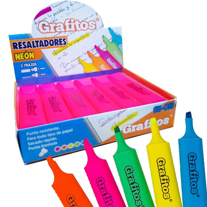 13310-3 ✨ Resaltador Grafitos Neón SU-015-17428
