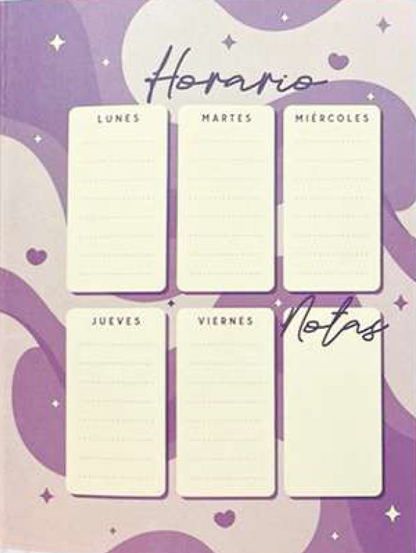 1353-43 🌸 Cuaderno Cosido Summer - Norma Stiker Niña 25851
