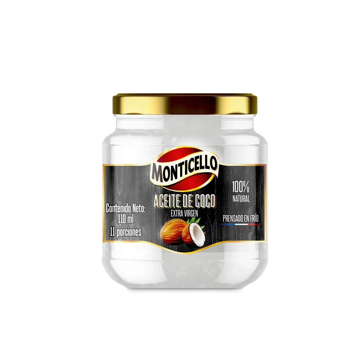 Aceite de Coco extra virgen Monticello x 110ml - N40725