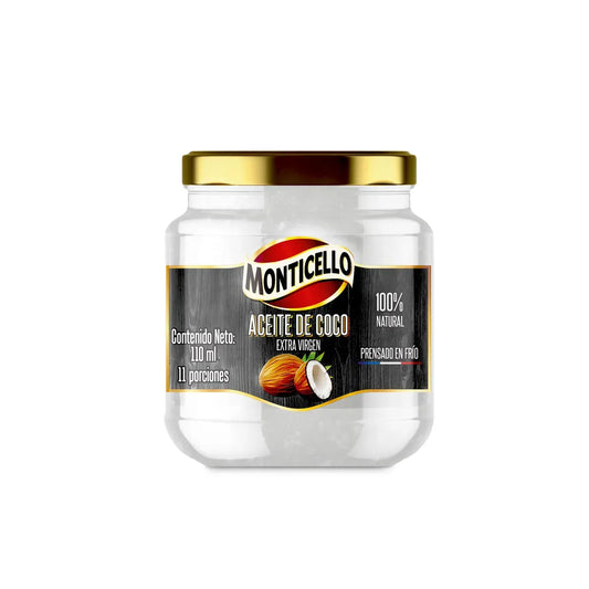 Aceite de Coco extra virgen Monticello x 110ml - N40725
