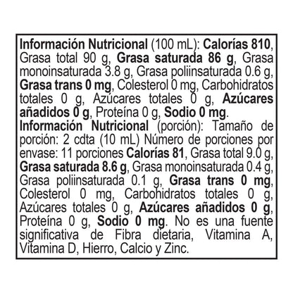 Aceite de Coco extra virgen Monticello x 110ml - N40725