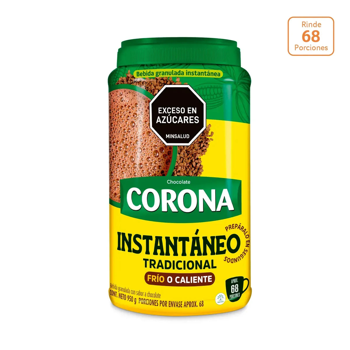 Chocolate CORONA instantáneo 950g - N40761