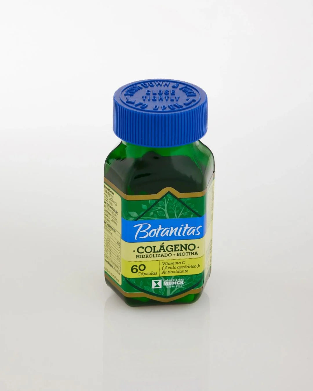 8387 💊 BOTANITAS Colágeno Hidrolizado + Biotina Con Vitamina C  60 Y 100 Cápsulas  Suplemento Dietario - L07914
