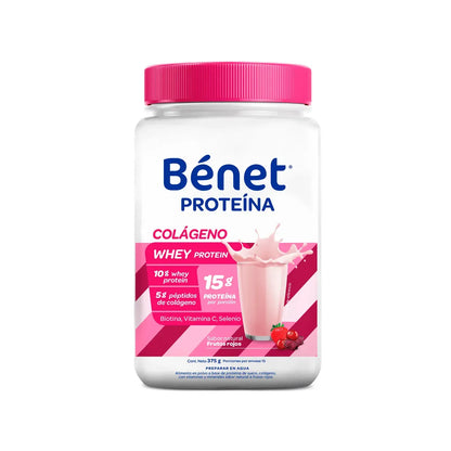 8381 💖 Proteína + Colágeno BÉNET Frutos Rojos 375 g - N41059