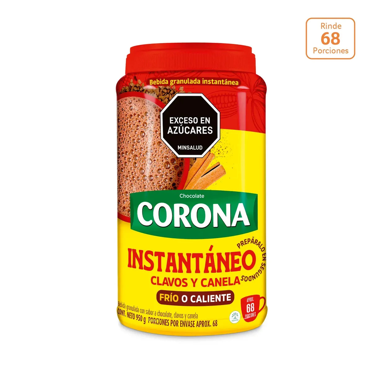 Chocolate Corona instantáneo Clavos y Canela x 950g - N41657
