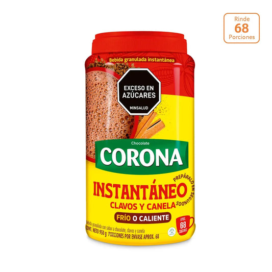 Chocolate Corona instantáneo Clavos y Canela x 950g - N41657