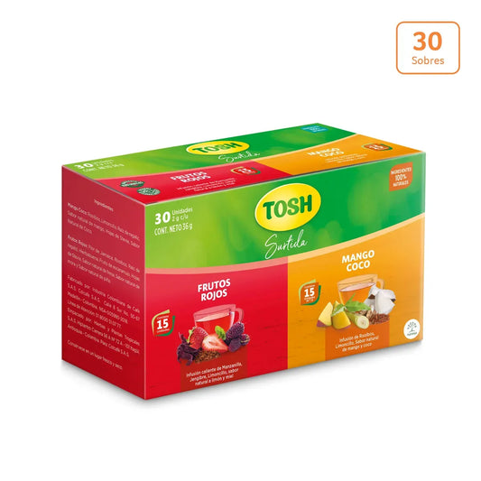 Infusión TOSH Frutal Surtida 30und 36g -N41727