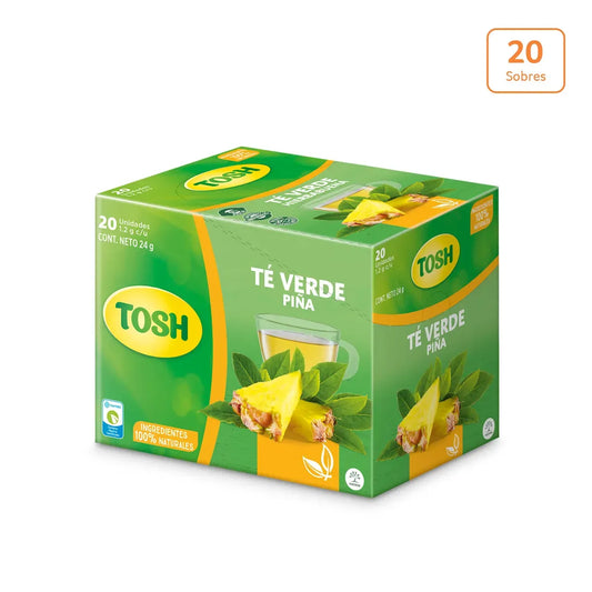 Té verde piña Tosh x 24g x 20 unds - N 41728
