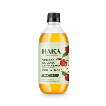 8121 🍎 Vinagre de Manzana HAKA con la Madre · 500 ml