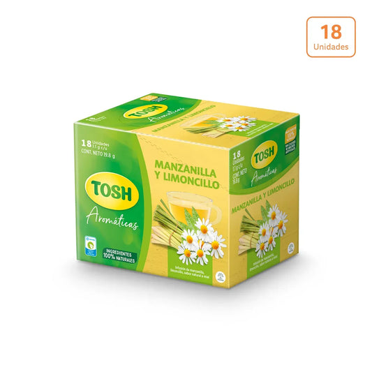 Aromática Tosh Manzanilla y Limoncillo x19.8g x18 sobres -N43653