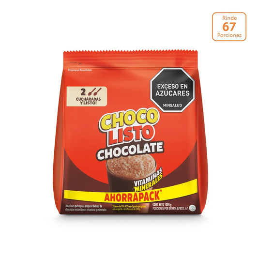 Chocolisto Chocolate Bolsa x 1000g - N43808
