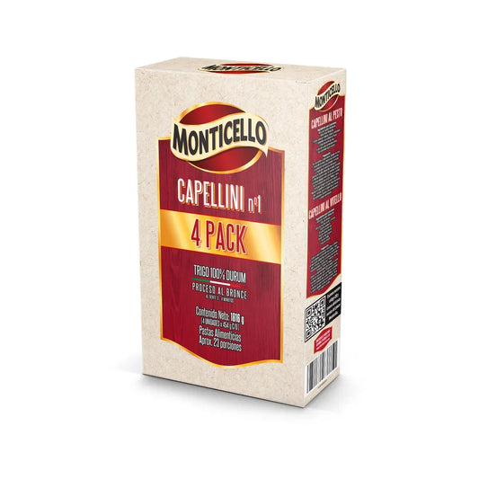 Pack x 4 Capellini Monticello x 454g - N45079