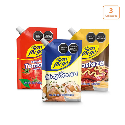 Súper Pack Salsas San Jorge x 600g - N 45395