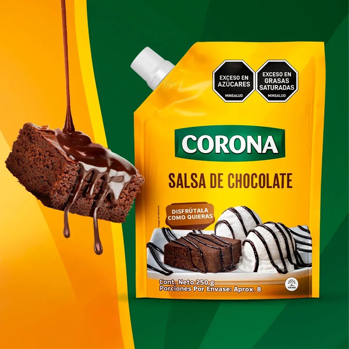 Salsa de Chocolate Corona x 250g - N 45759