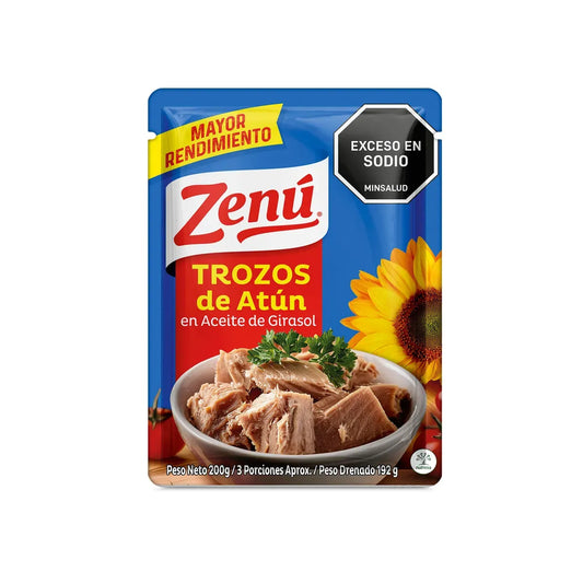 Pouch atún Zenú en aceite girasol x 200g - N 45822