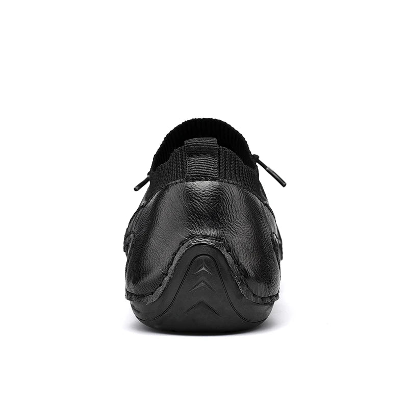 Men Shoes Casual Leather Handmade Men Sneakers Breathable Driving Shoes Designer Men'S Loafers Fashion Moccasins Zapatos Hombre