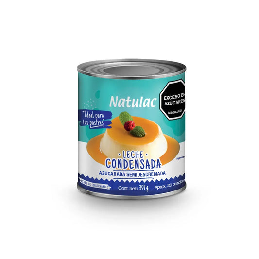 Leche condensada Natulac x 397g - N46112