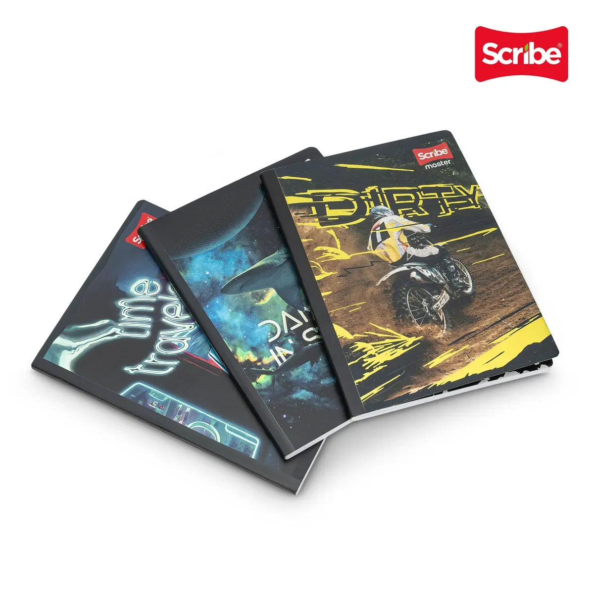 1353-68 📓 Cuadernos Scribe Master Masculino – Kit x3  N46144