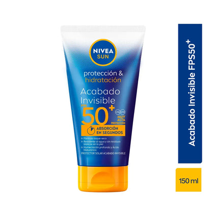 Protector Solar Corporal Nivea Acabado Invisible FPS50+ x 150 ml