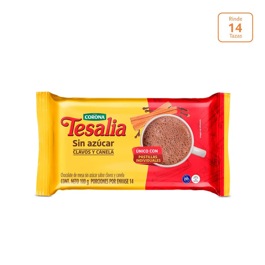 Chocolate Tesalia x 14 pastillas x 100g - N46708