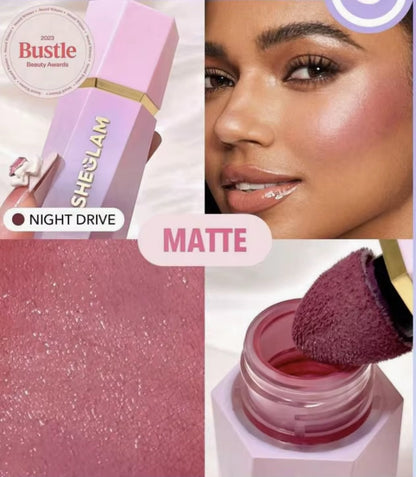 3Pcs Sheglam Make up Liquid Blush Facial Nourishing Blusher Gel Cream Multi-Purpose Eye Shadow Lip Gloss Makeup Wholesale