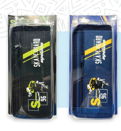 13101-3 🛹🎒 CARTUCHERA GRAFITOS SKATE BOARD  VOYAGE – 2 CIERRES (Modelos 912  954)