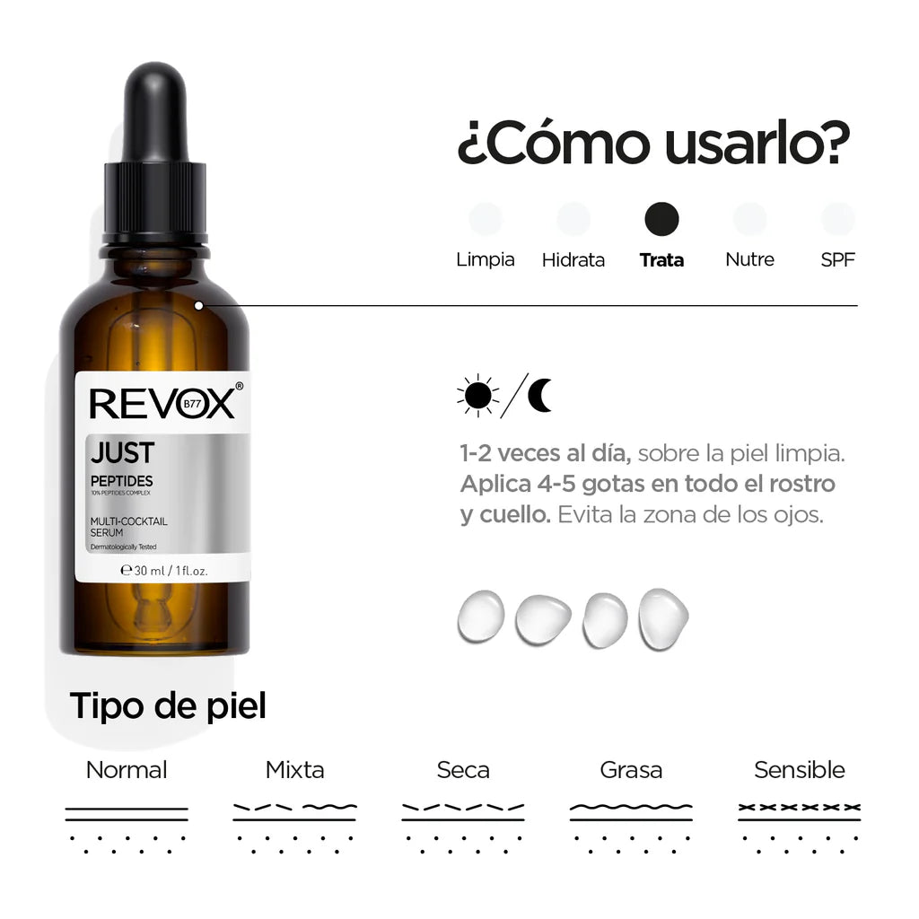 2321 ✨ SOLO SERUM REVOX PÉPTIDO 10% MULTICOCKTAIL 30ML ✨ - PB4-0028