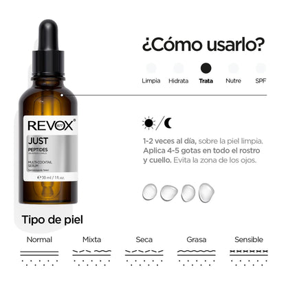 2321 ✨ SOLO SERUM REVOX PÉPTIDO 10% MULTICOCKTAIL 30ML ✨ - PB4-0028