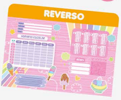1353-55 💖 Cuaderno Cosido Neón Escarchado PAPPYER – Niña 25780