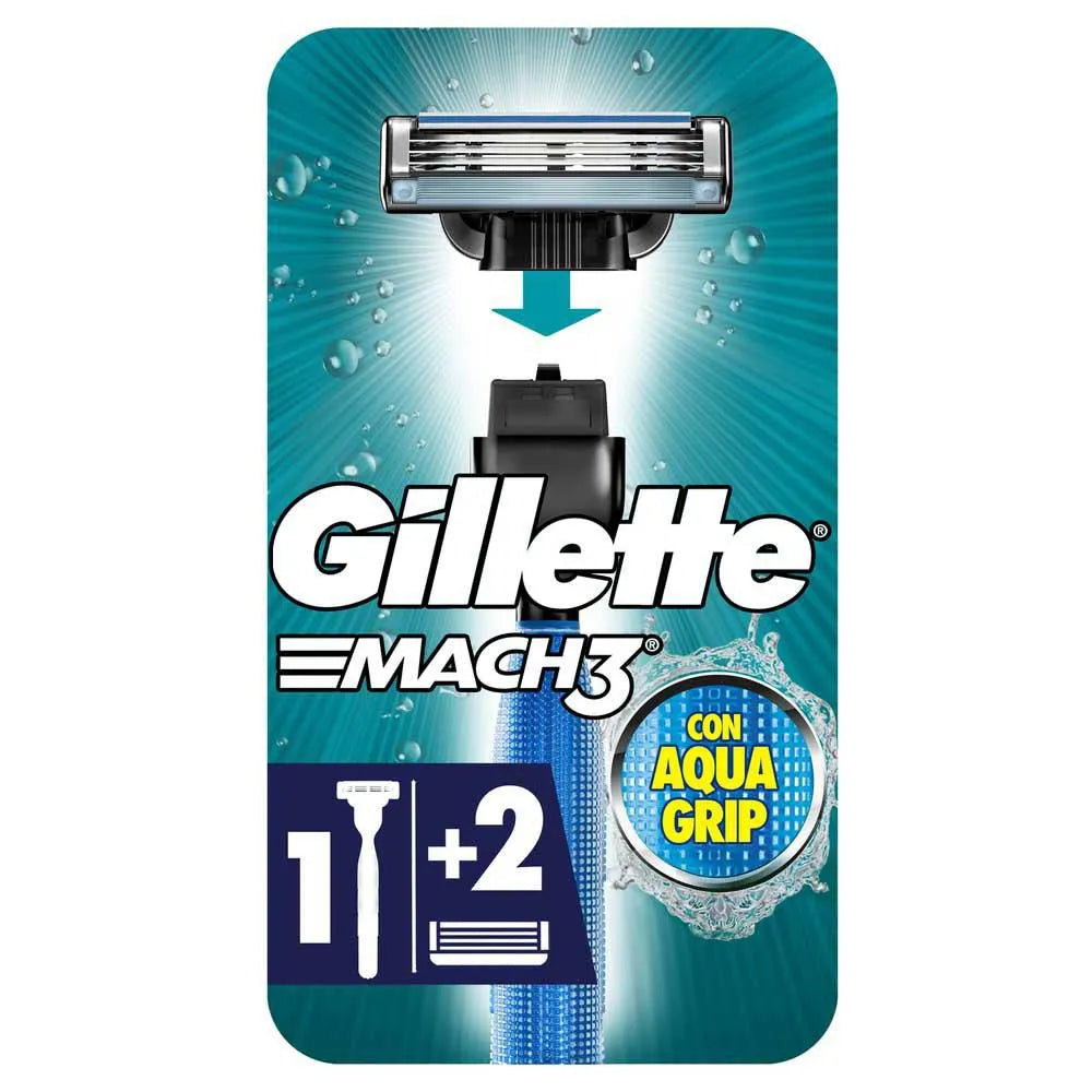 1563 💧 Máquina para Afeitar Gillette Mach3 Aqua Grip 1UP