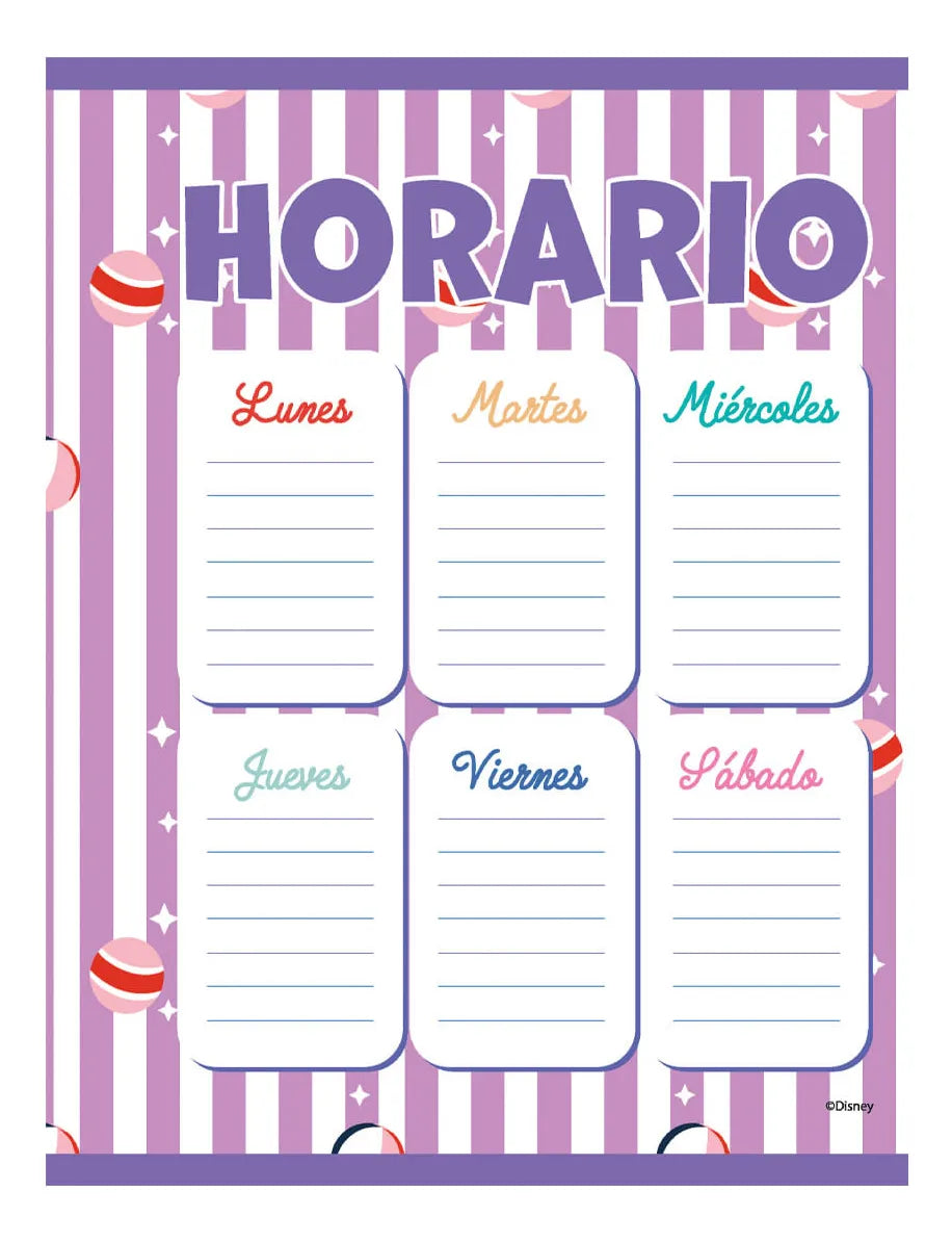 1353-25 🐾 Cuaderno Cosido Primavera Disney – Jolie 🌸