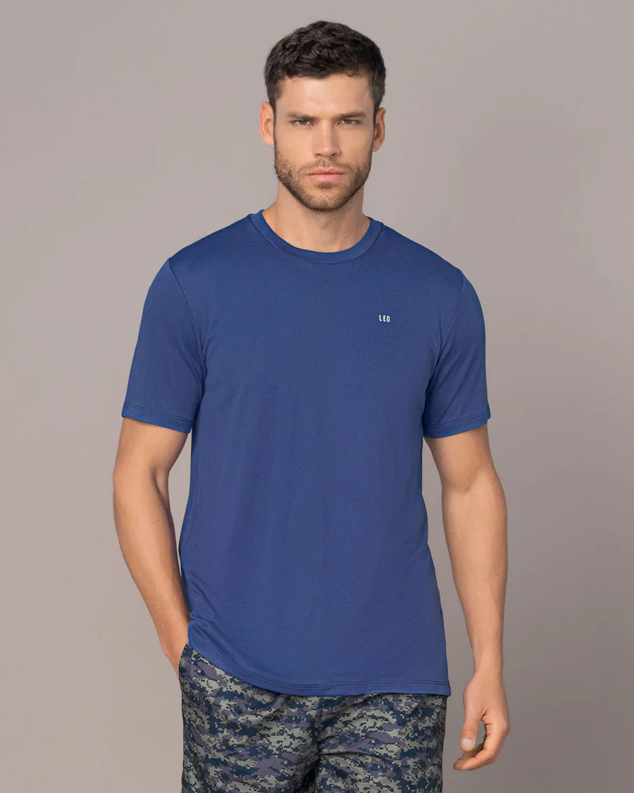 Camiseta deportiva masculina semiajustada de secado rápido - 508007
