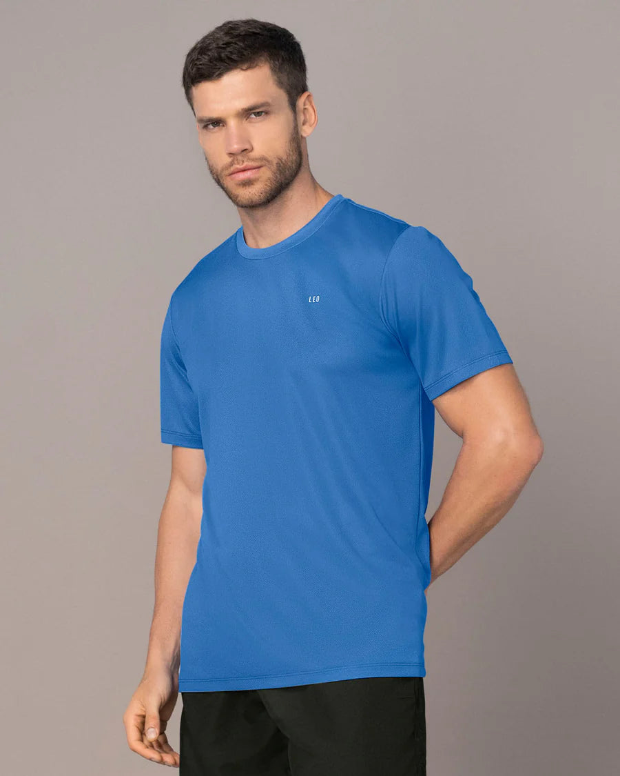 Camiseta deportiva masculina semiajustada de secado rápido - 508007