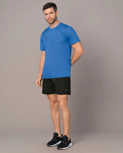 Camiseta deportiva masculina semiajustada de secado rápido - 508007