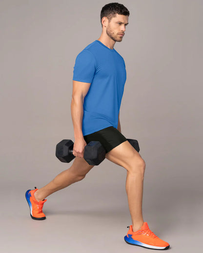 Camiseta deportiva masculina semiajustada de secado rápido - 508007