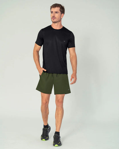 Camiseta deportiva masculina semiajustada de secado rápido - 508007