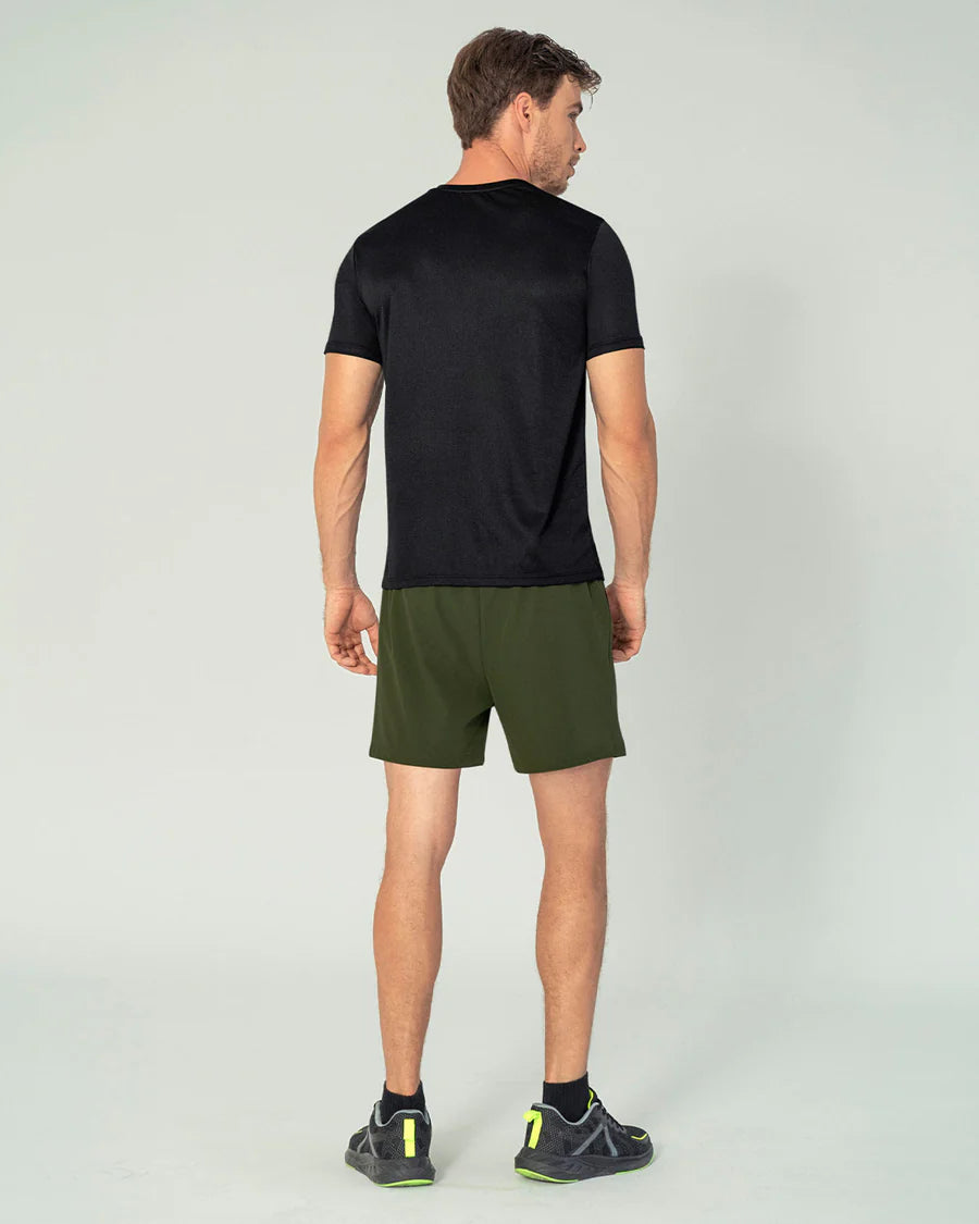 Camiseta deportiva masculina semiajustada de secado rápido - 508007