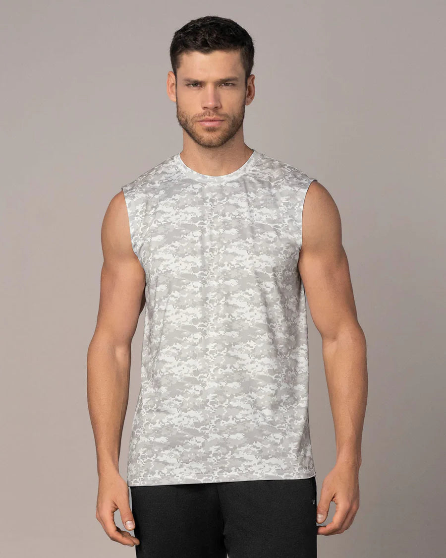 Camiseta manga sisa deportiva y de secado rápido para hombre - 508023