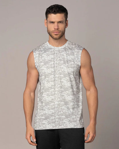 Camiseta manga sisa deportiva y de secado rápido para hombre - 508023
