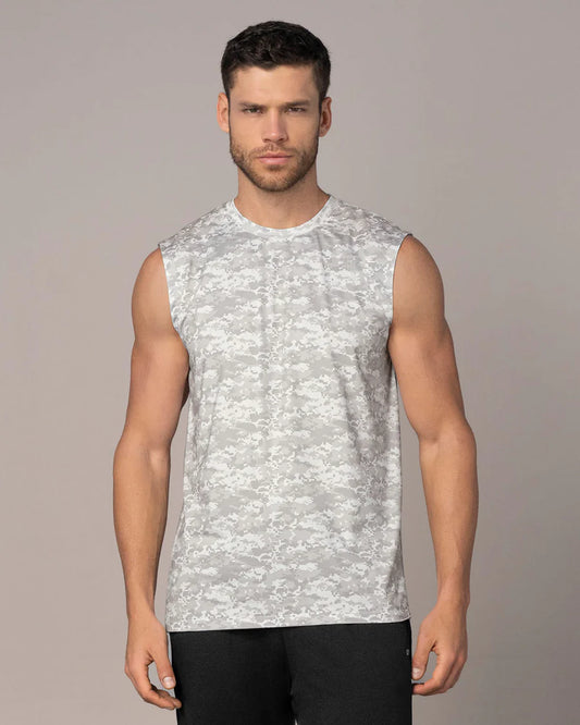 Camiseta manga sisa deportiva y de secado rápido para hombre - 508023