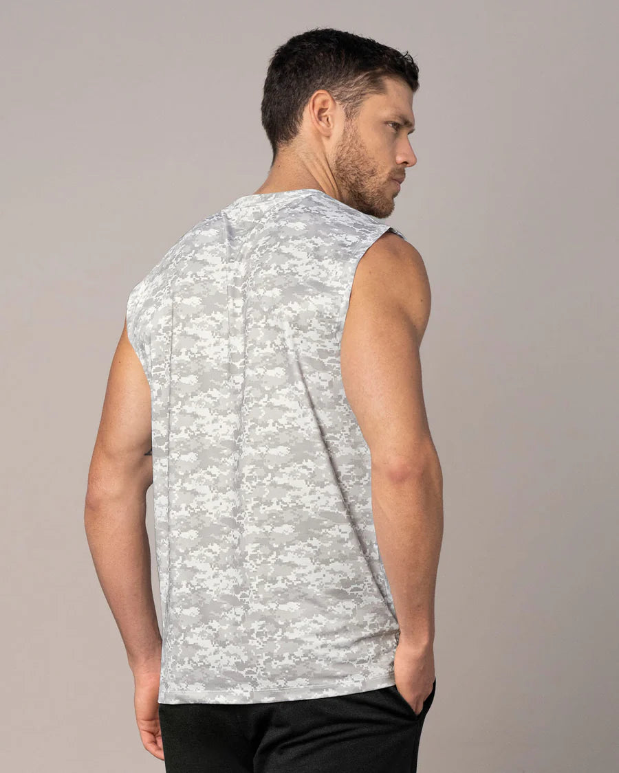 Camiseta manga sisa deportiva y de secado rápido para hombre - 508023