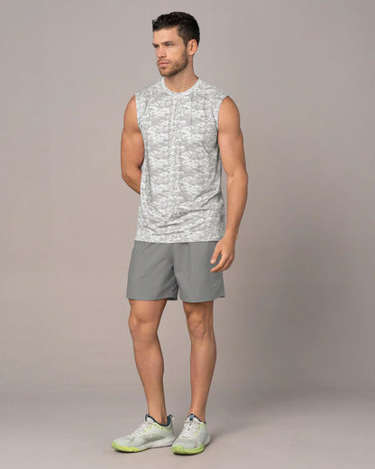 Camiseta manga sisa deportiva y de secado rápido para hombre - 508023