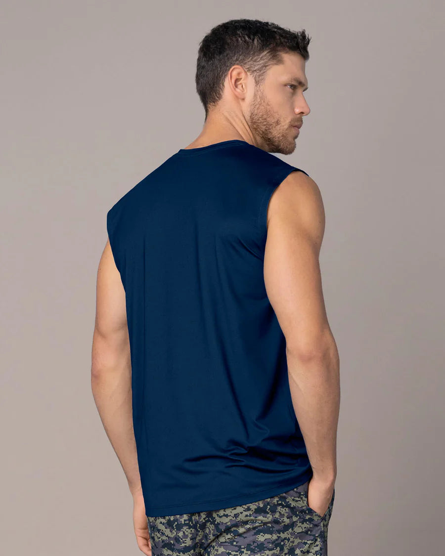 Camiseta manga sisa deportiva y de secado rápido para hombre - 508023