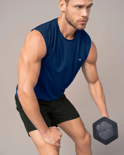 Camiseta manga sisa deportiva y de secado rápido para hombre - 508023