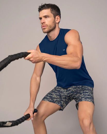 Camiseta manga sisa deportiva y de secado rápido para hombre - 508023