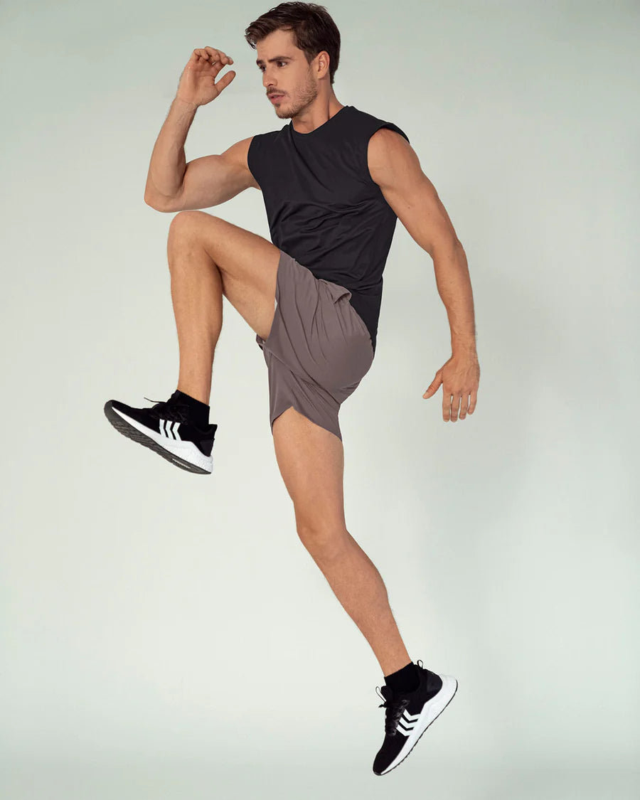 Camiseta manga sisa deportiva y de secado rápido para hombre - 508023