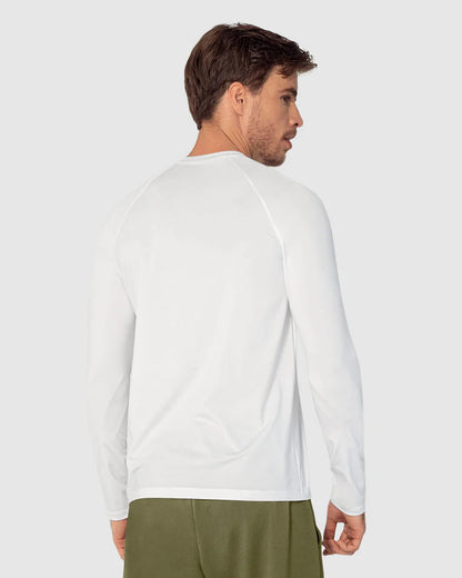 Camiseta deportiva masculina manga larga con protección UV - 508025N